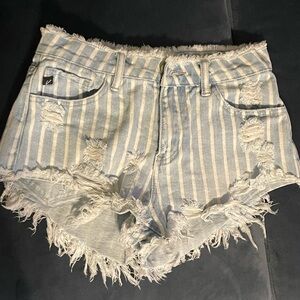 KanCan Small Jean Shorts (Size 25-Stretchy, would fit like a 2-4)